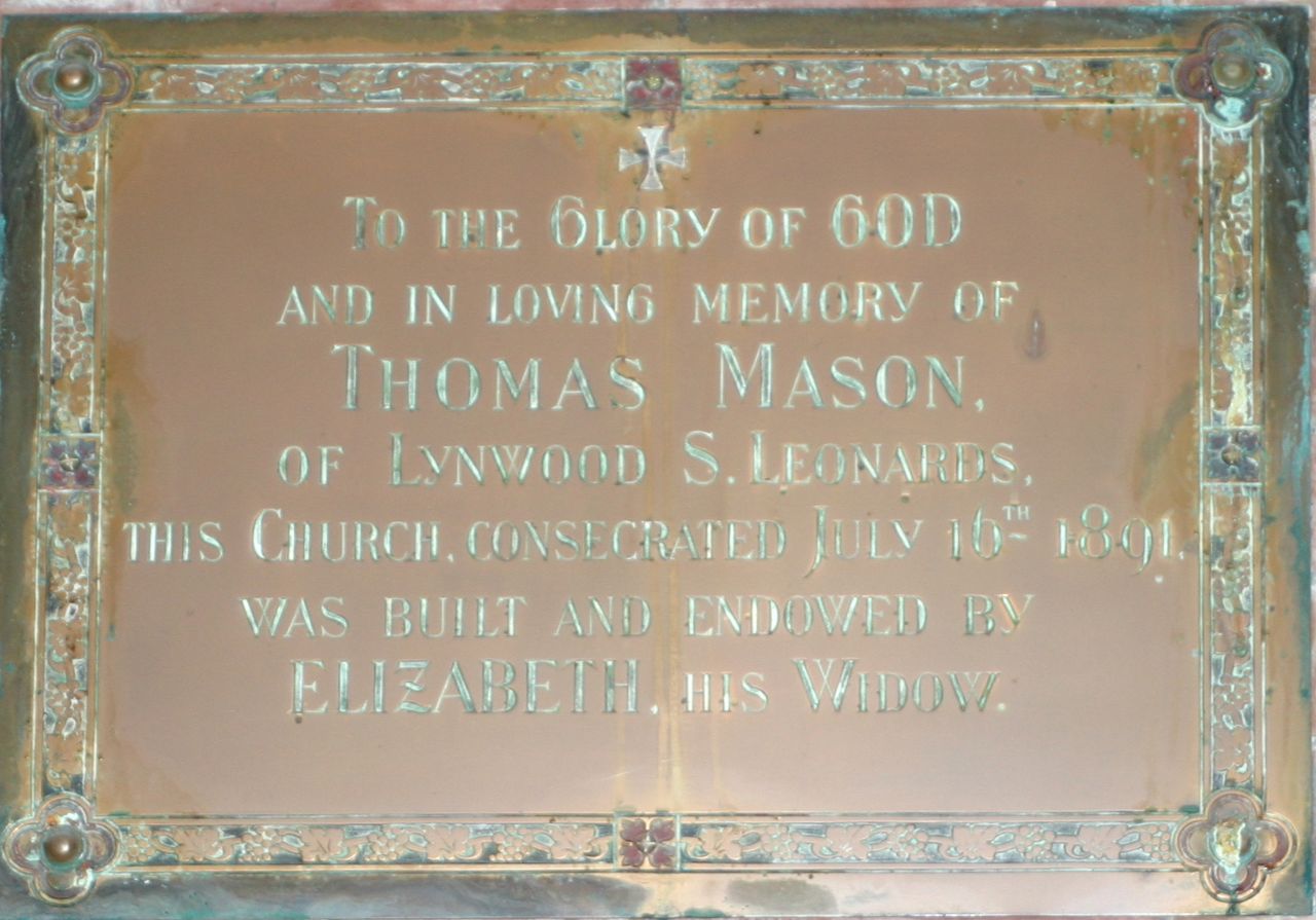 File:All Souls Church Dedication Plaque 2019.jpg