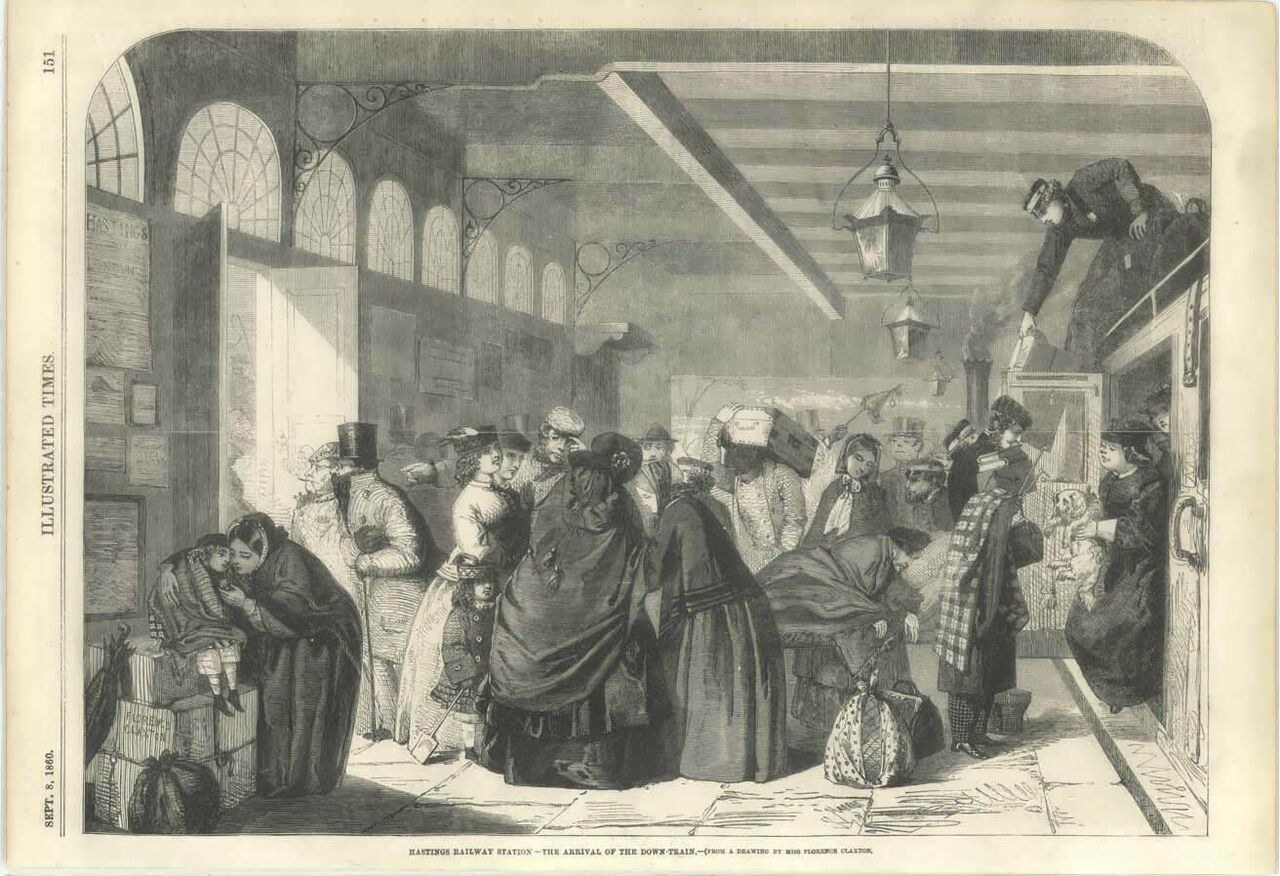 File:Arrival at Hastings Station 1860.jpg
