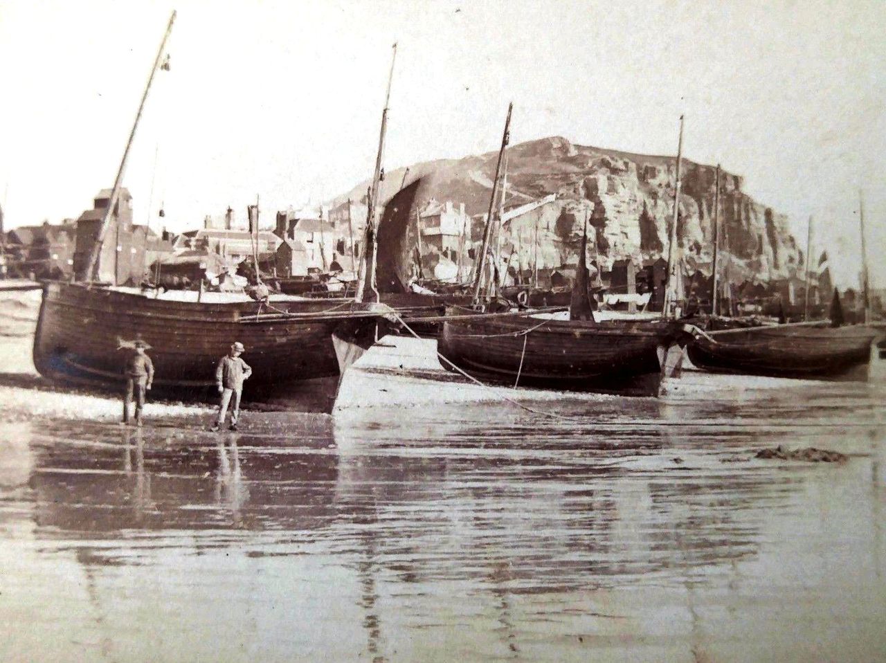 File:CDV.-Fishing-boats-on-the-beach.-1880..jpg
