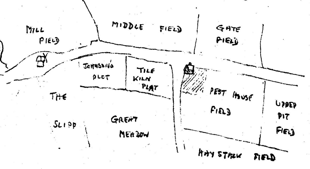 File:Excerpt from John Shorter's 1767 Map showing Frenchs Mill environs.png