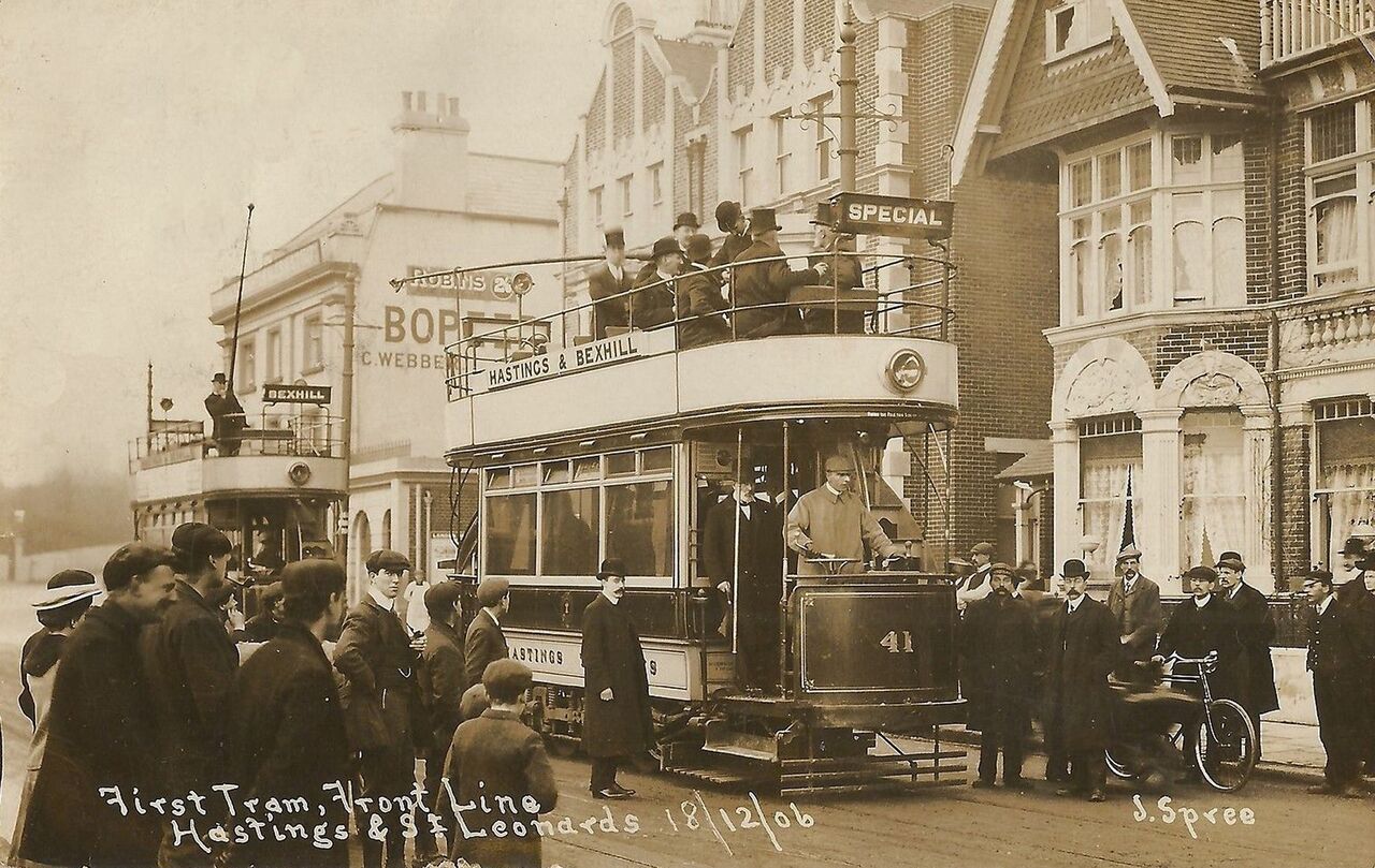 File:First trams at Bo Peep 18 12 1906 Spree.jpg