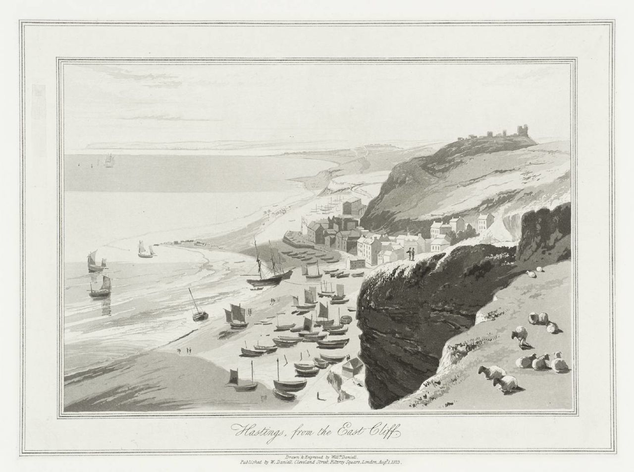 File:Hastings Beach c1820.jpg