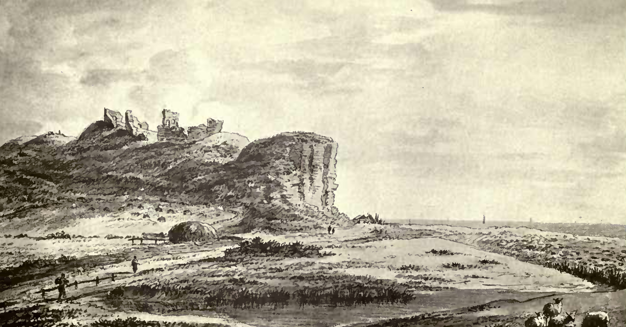 File:Hastings Castle c1750.png