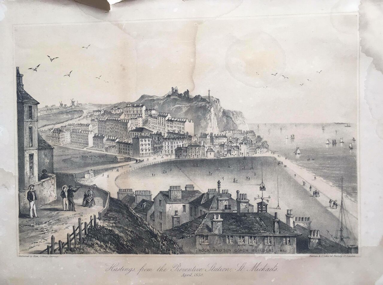 File:Hastings from St Michael's 1850.jpg