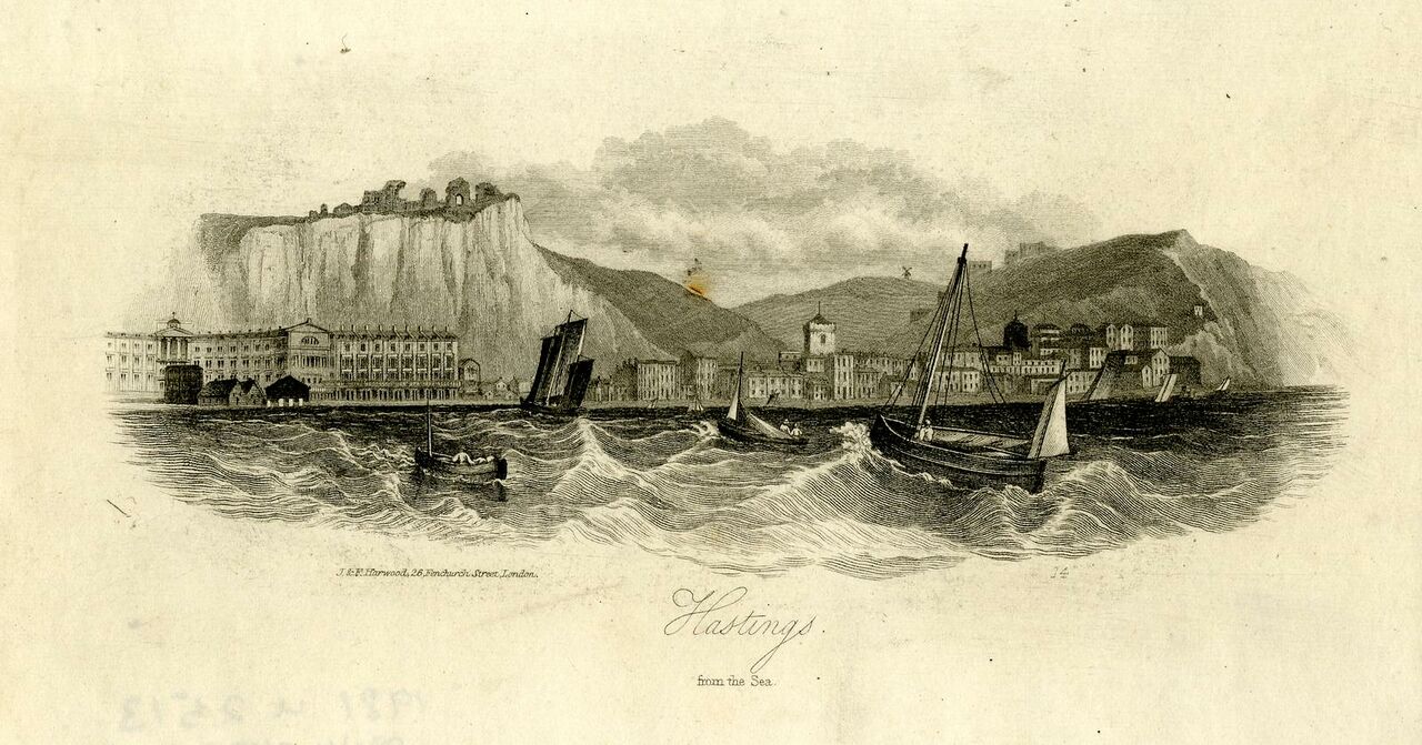 File:Hastings from the sea c1842.jpg