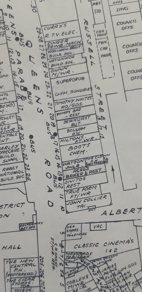 File:Plan of shops in Queens Road c1970.jpg