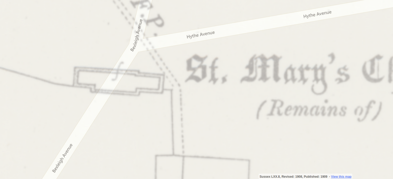 File:Relationship between St Mary's Chapel and Bexleigh Avenue.png