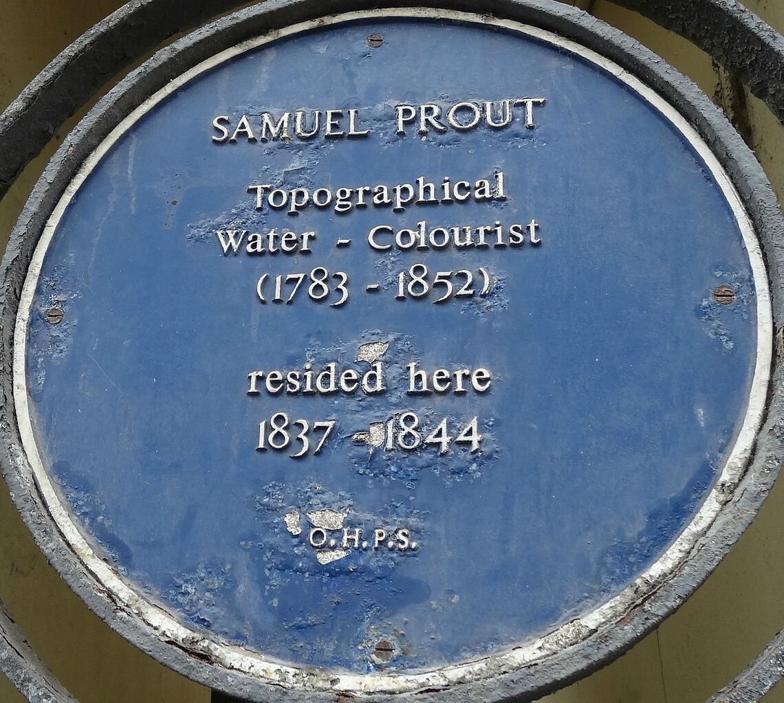 File:Samuel Prout (1783-1852) Blue Plaque, 57 George Street.jpg