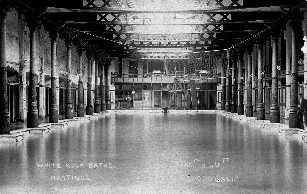 White Rock Baths Historical Hastings